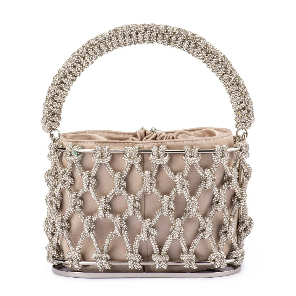 AMELIA CRYSTAL CAGE BAG