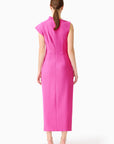 CHANTAL ASYMMETRICAL MIDI DRESS