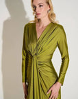 Signature by Joseph Ribkoff Dramatic Dress in Fern 253714