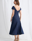 MESSINA FLARED MIDI