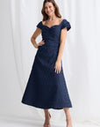 MESSINA FLARED MIDI