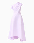 Marissa One Shoulder Gown in Purple