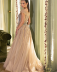 242M3347 Tulle Off-Shoulder Sweetheart Ballgown Dress