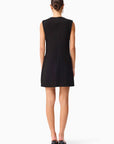 Zahara Shift Mini Dress in Black