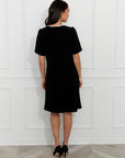 Jewel Embellished Shift Dress Style 259019