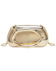 Katy gold clutch