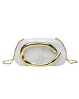 Katy gold clutch