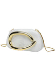 Katy gold clutch