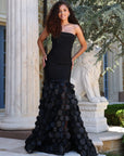 Strapless Beaded Mermaid Gown 49344