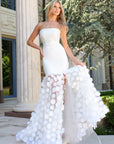 Strapless Beaded Mermaid Gown 49344