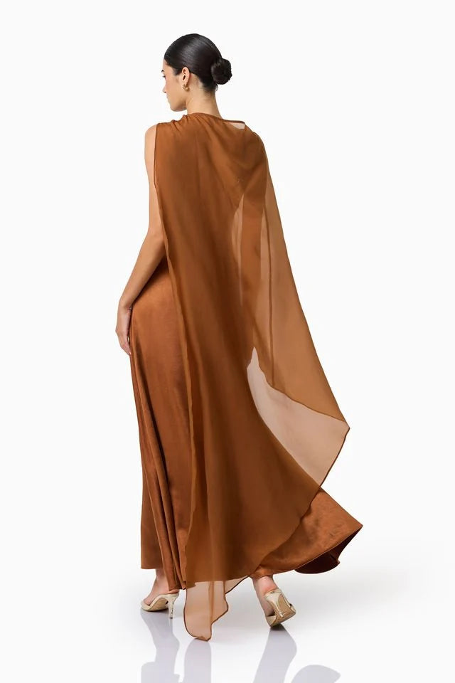 ZIMELLE CAPE GOWN