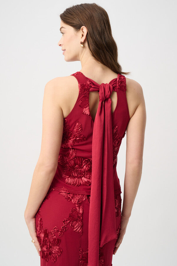 Floral Sleeveless Pullover Style 264141 to match skirt style 264142