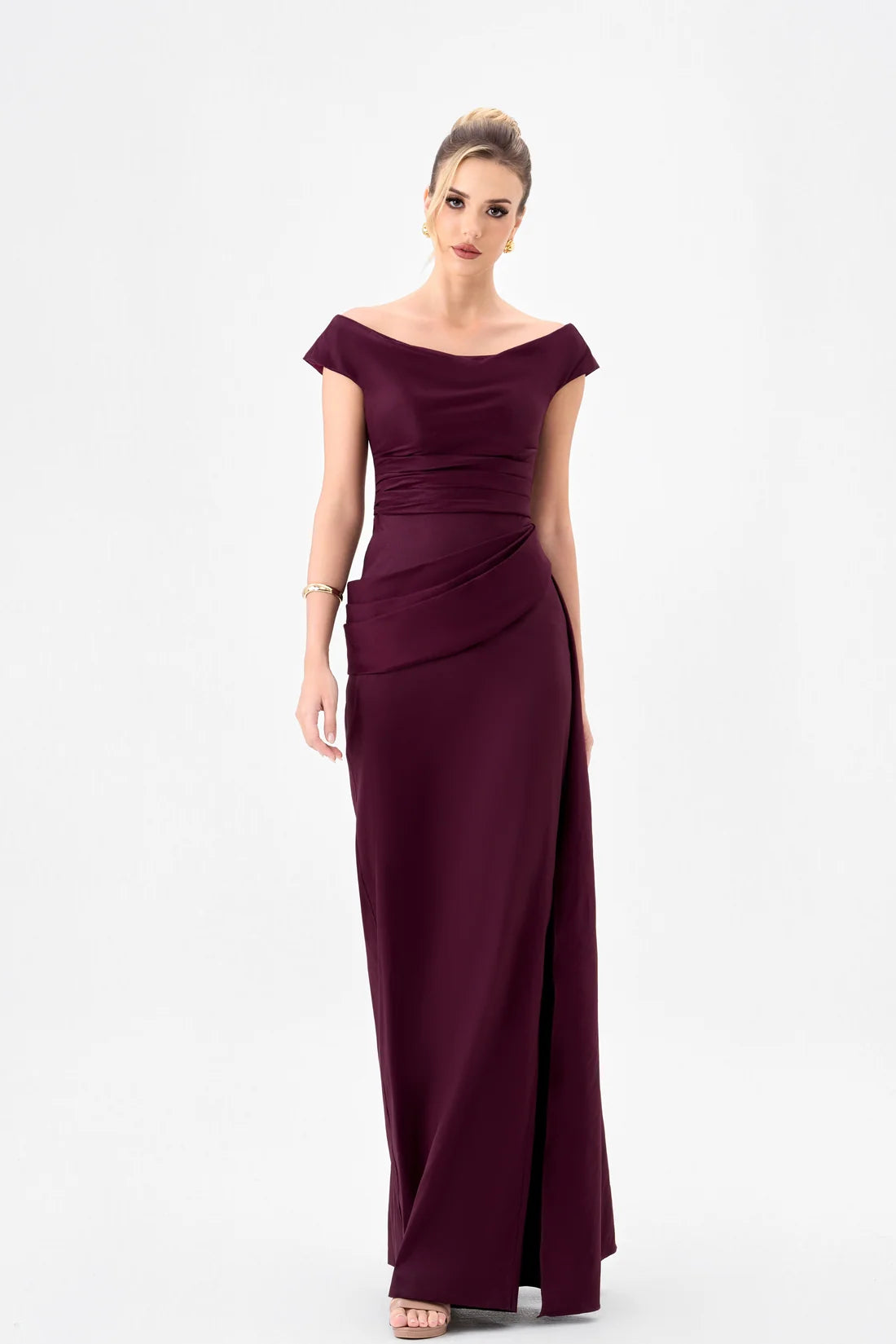 WALLACE OFF SHOULDER GOWN B85D0401