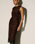 Joseph Ribkoff | Polka Dot Recycled Satin Top - Black/Deep Cherry 264117 Polka Dot Pencil Skirt Style 264118AU$ 260