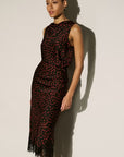 Joseph Ribkoff | Polka Dot Recycled Satin Top - Black/Deep Cherry 264117 Polka Dot Pencil Skirt Style 264118AU$ 260