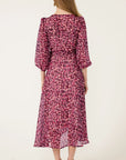 Zora Wrap Midi Dress