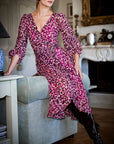 Zora Wrap Midi Dress
