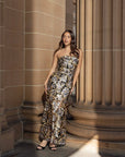 Celeste Gown Black/Gold