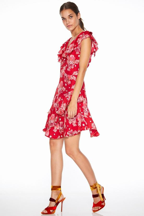 Florence Ruffle Mini Dress TL180915D