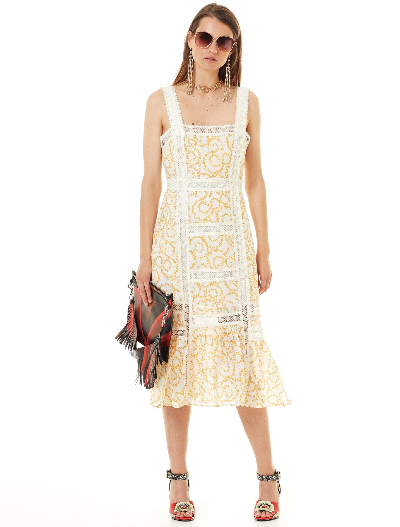 stevie may french vanilla midi dress Concord Midi Dress